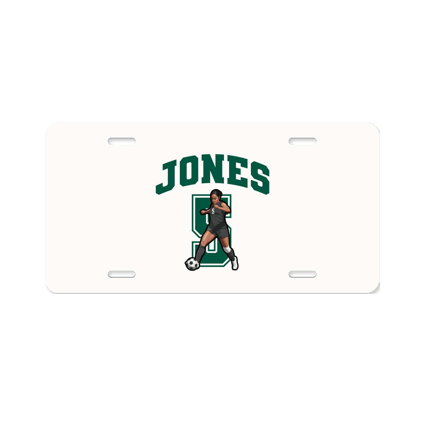 License Plate — Number in Classic