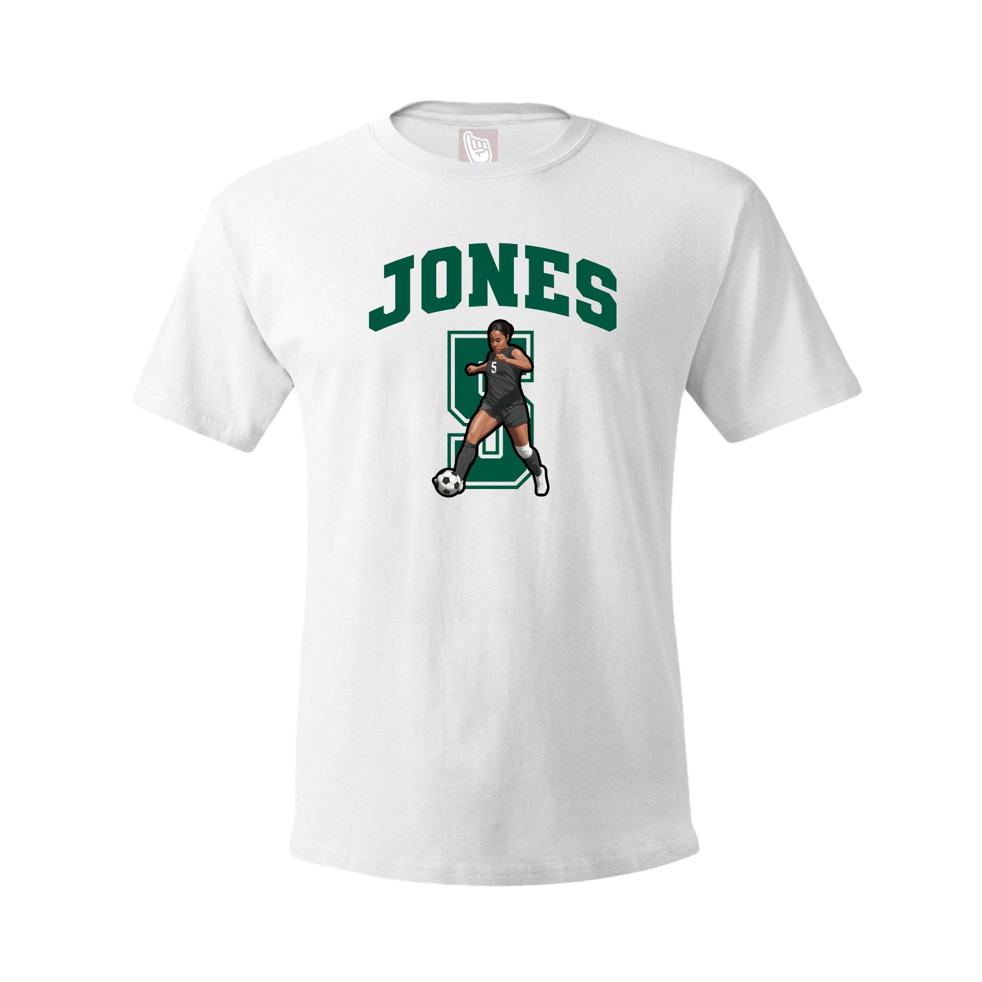 Tee — Number in White
