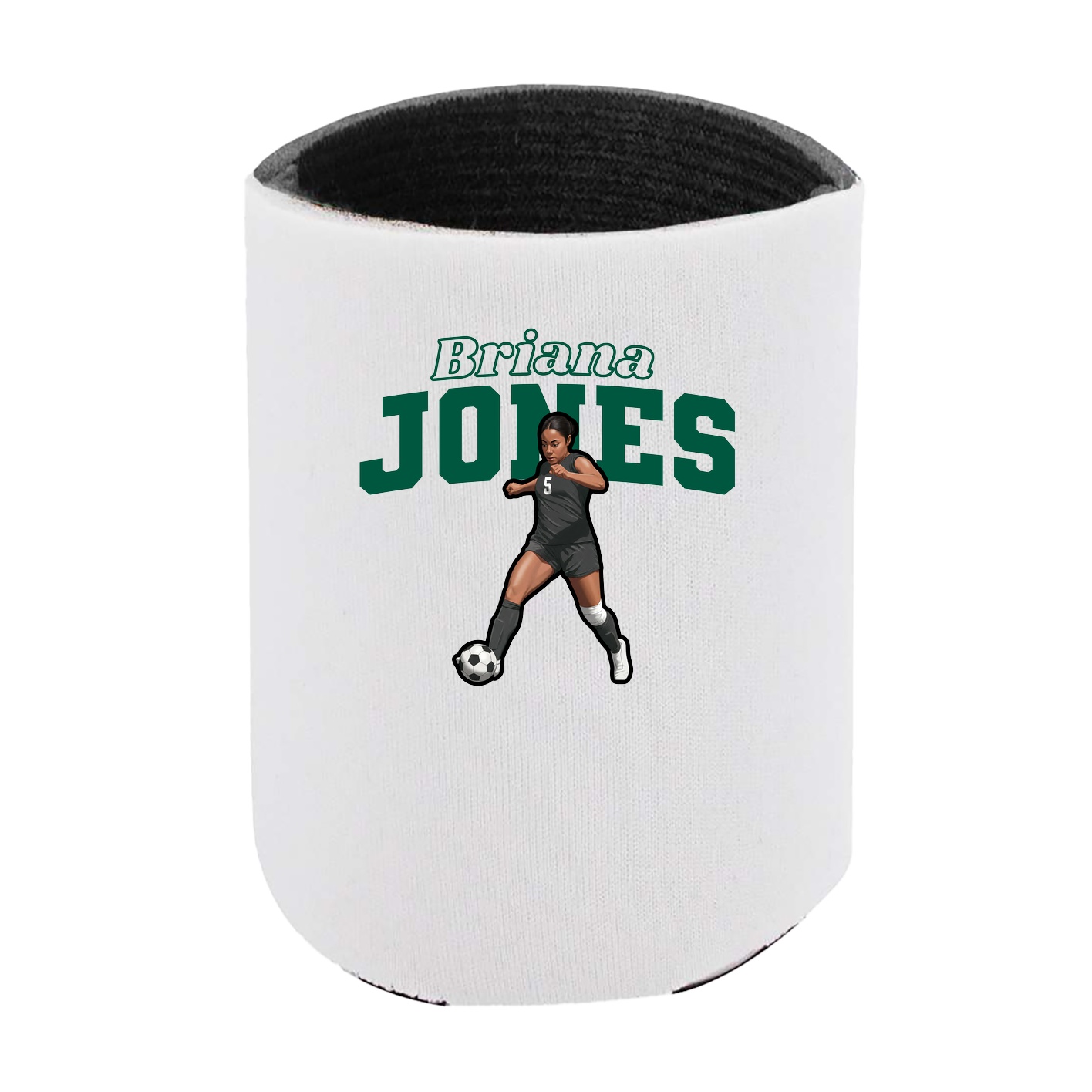 Can Holder — Name Arch in White
