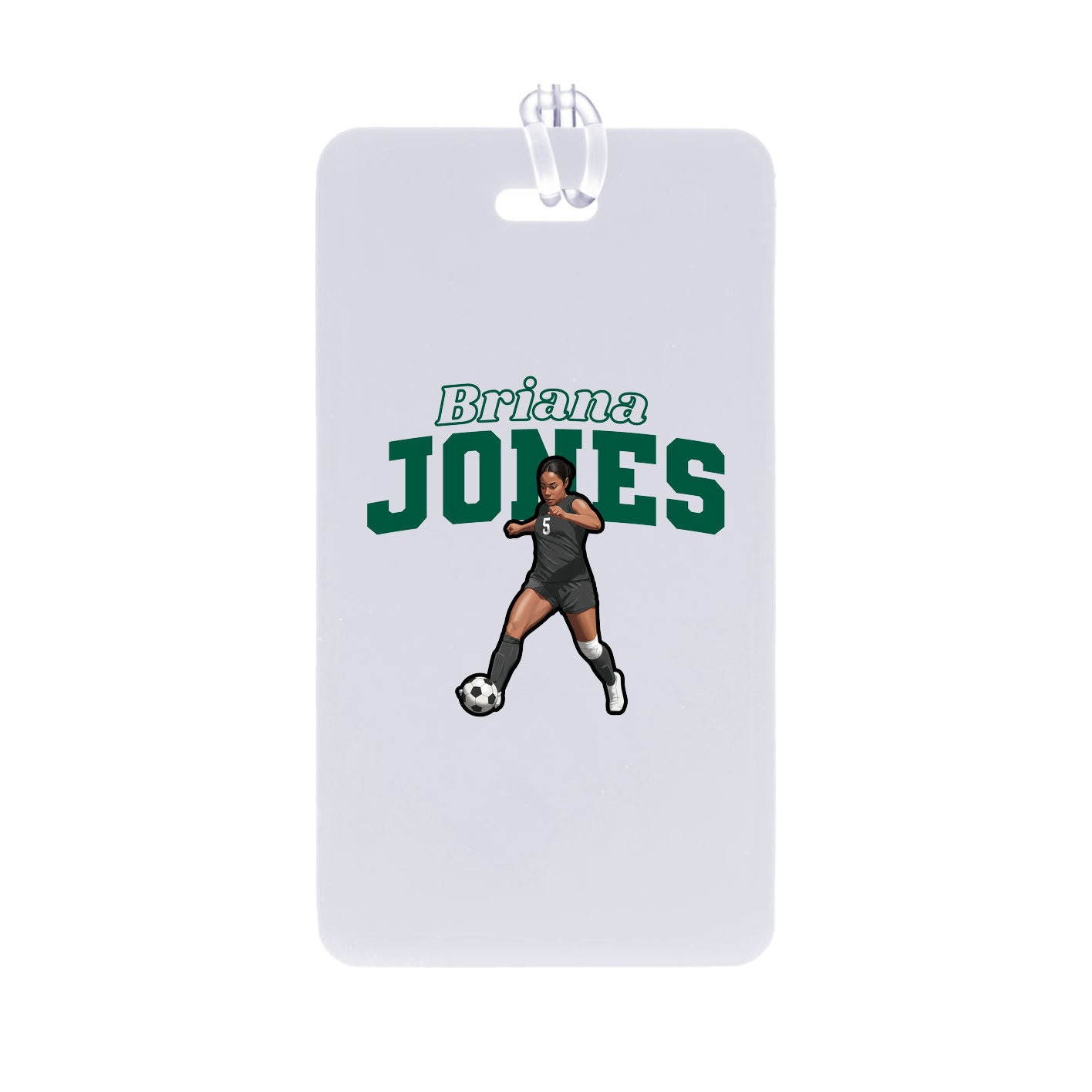 Bag Tag — Name Arch in Classic