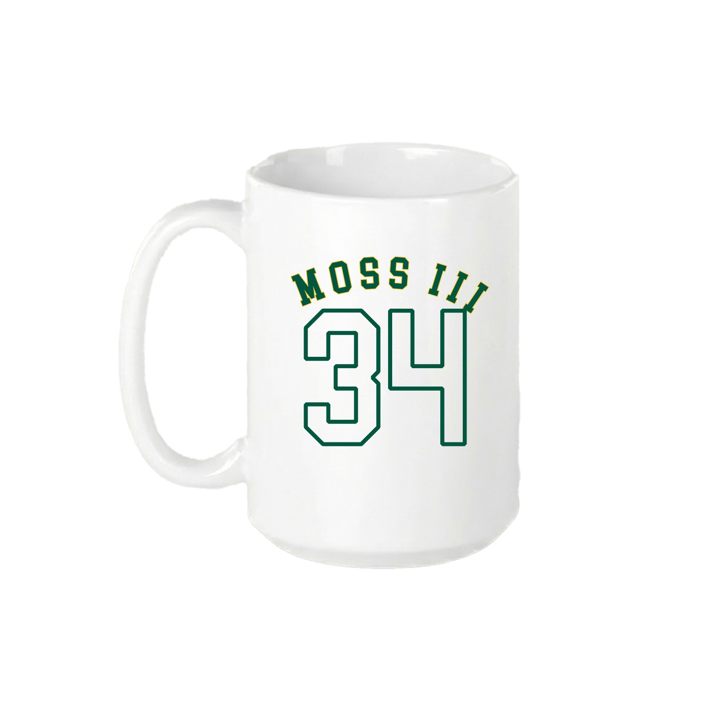 15oz Coffee Mug — Shirsey Arch in White