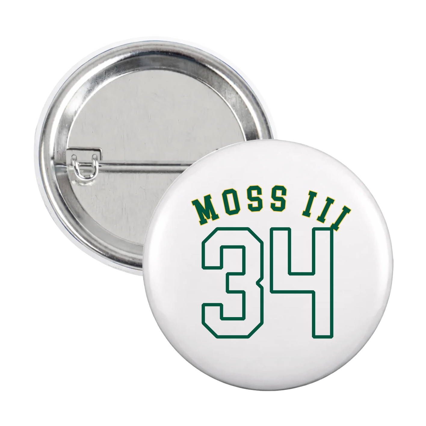 Game Day Button — Shirsey Arch in White