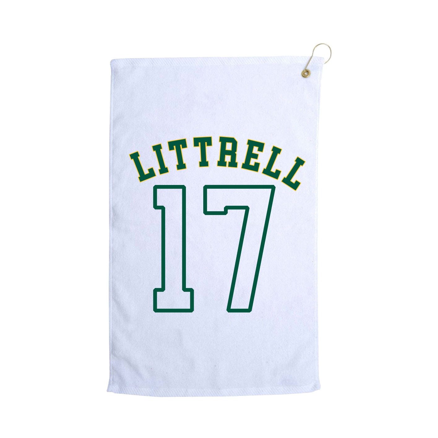 Golf Towel — Shirsey Arch in White