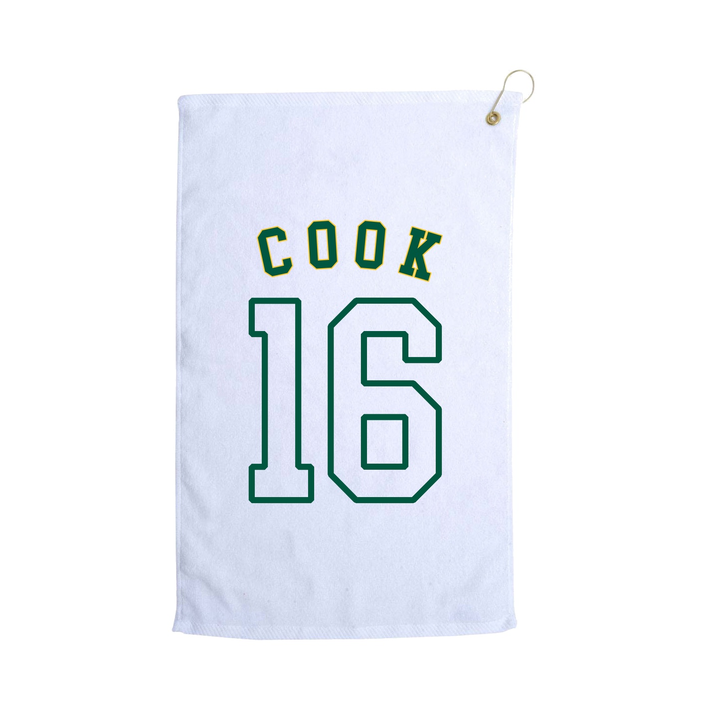 Golf Towel — Shirsey Arch in White