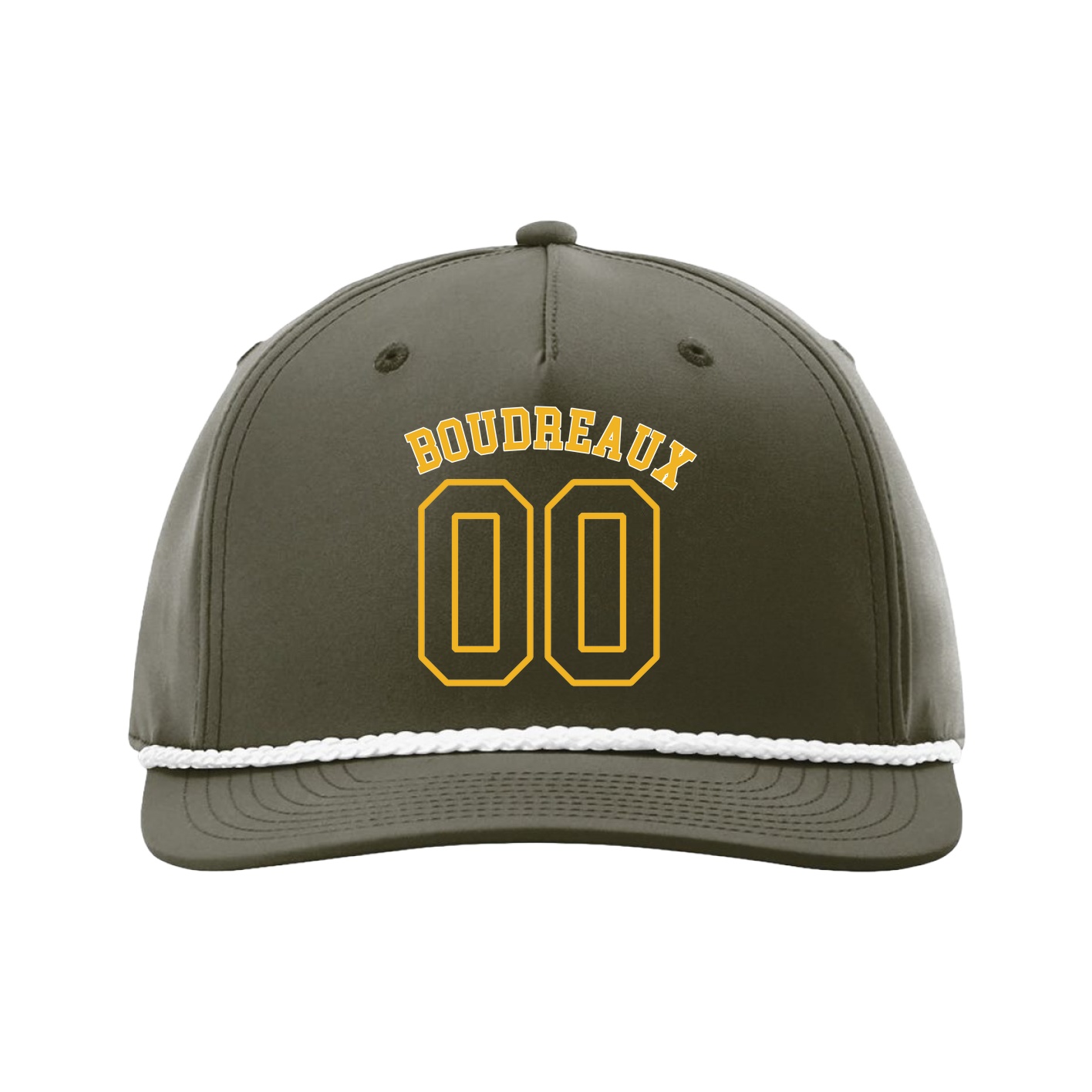 Five-Panel Classic Rope Cap — Shirsey Arch in Green