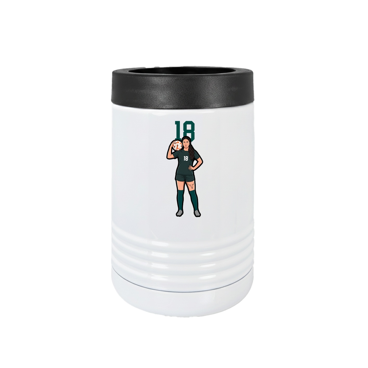 Beverage Holder — Number Top in White