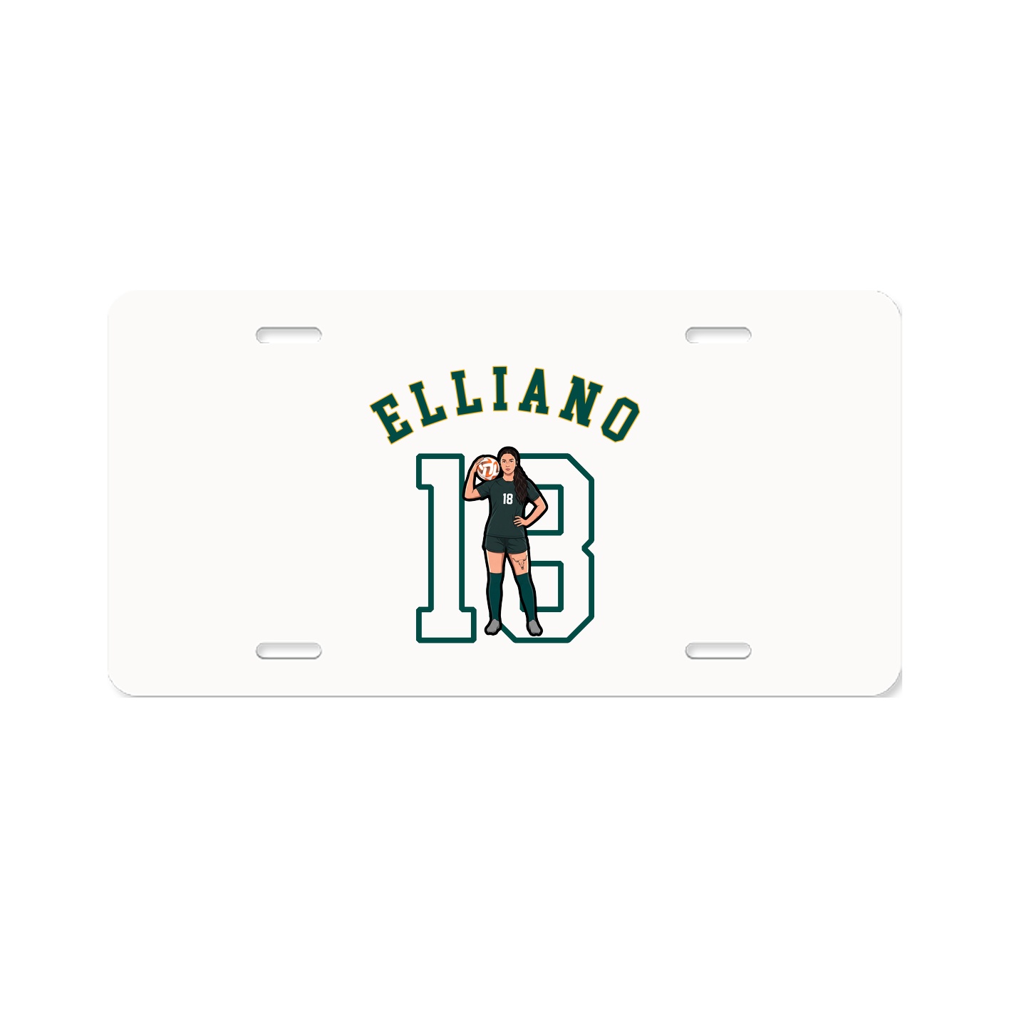 License Plate — Shirsey Arch in Classic