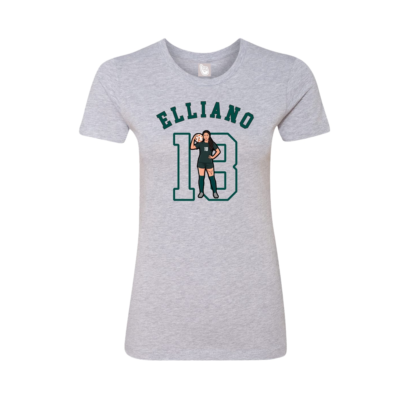 Womens Tee — Shirsey Arch in Grey