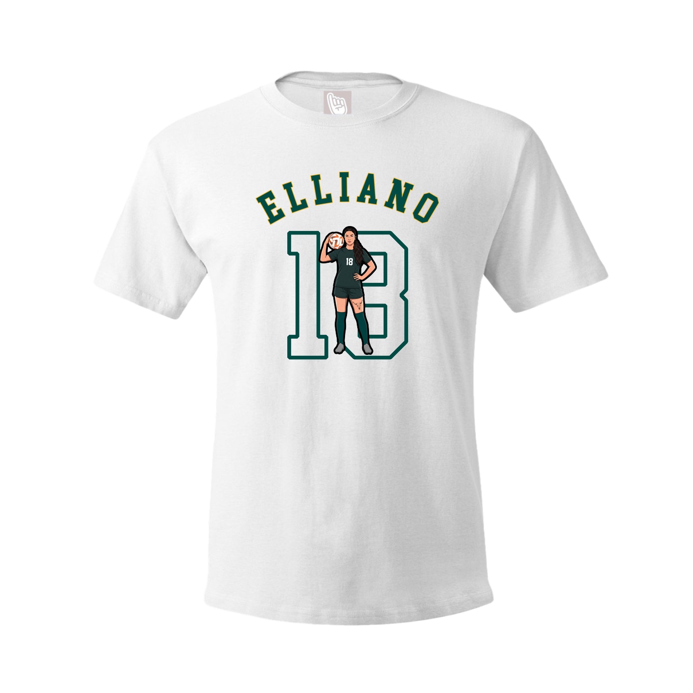 Youth Tee — Shirsey Arch in White
