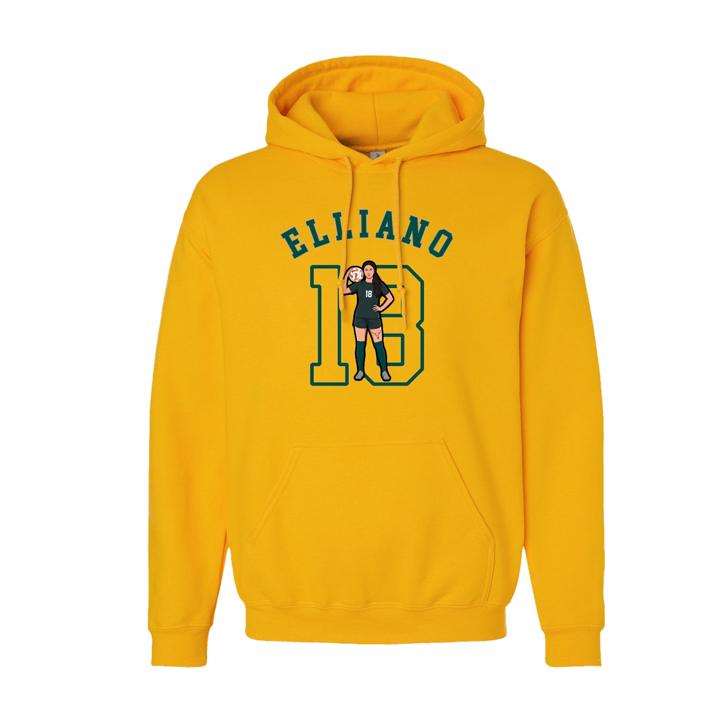 Hoodie — Shirsey Arch in Gold