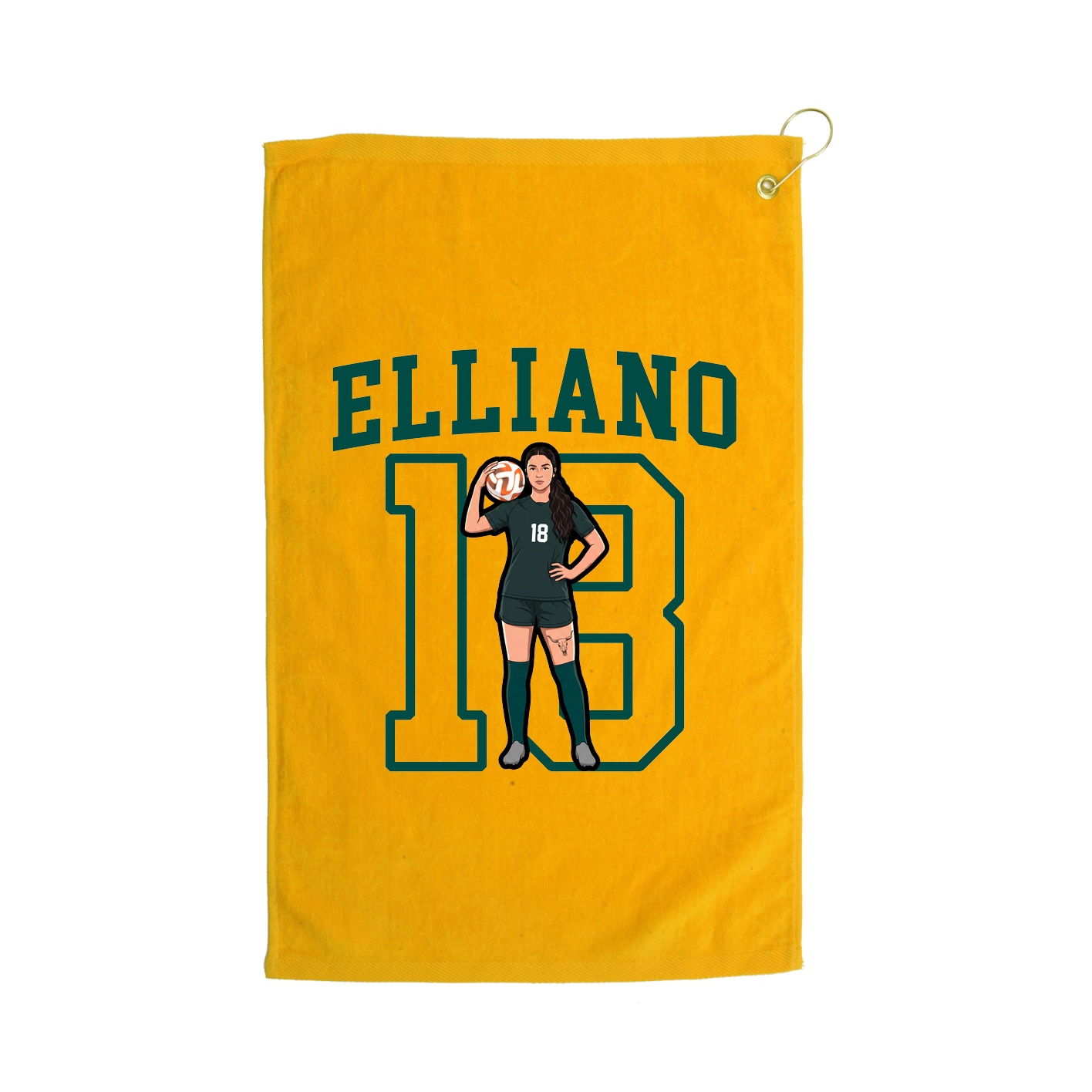 Golf Towel — Shirsey in Gold