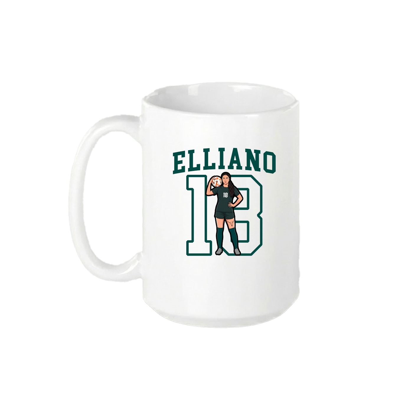 15oz Coffee Mug — Shirsey in White