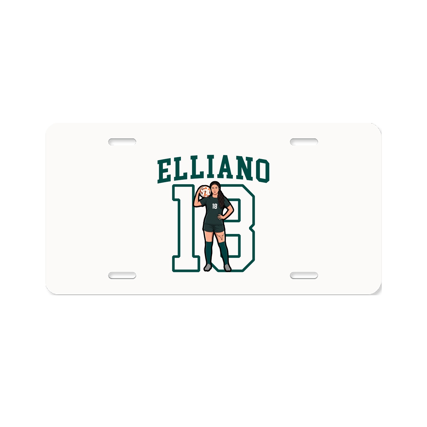 License Plate — Shirsey in Classic