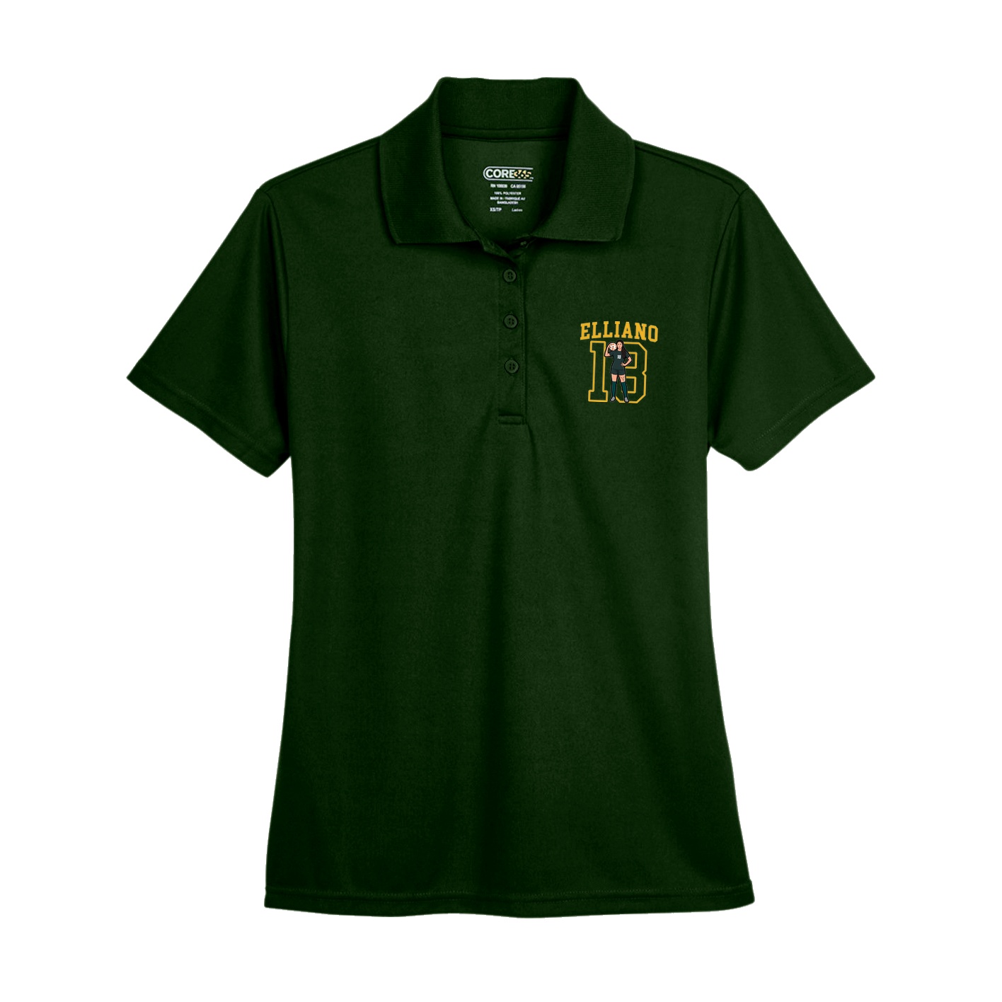 Womens Performance Polo — Shirsey in Green