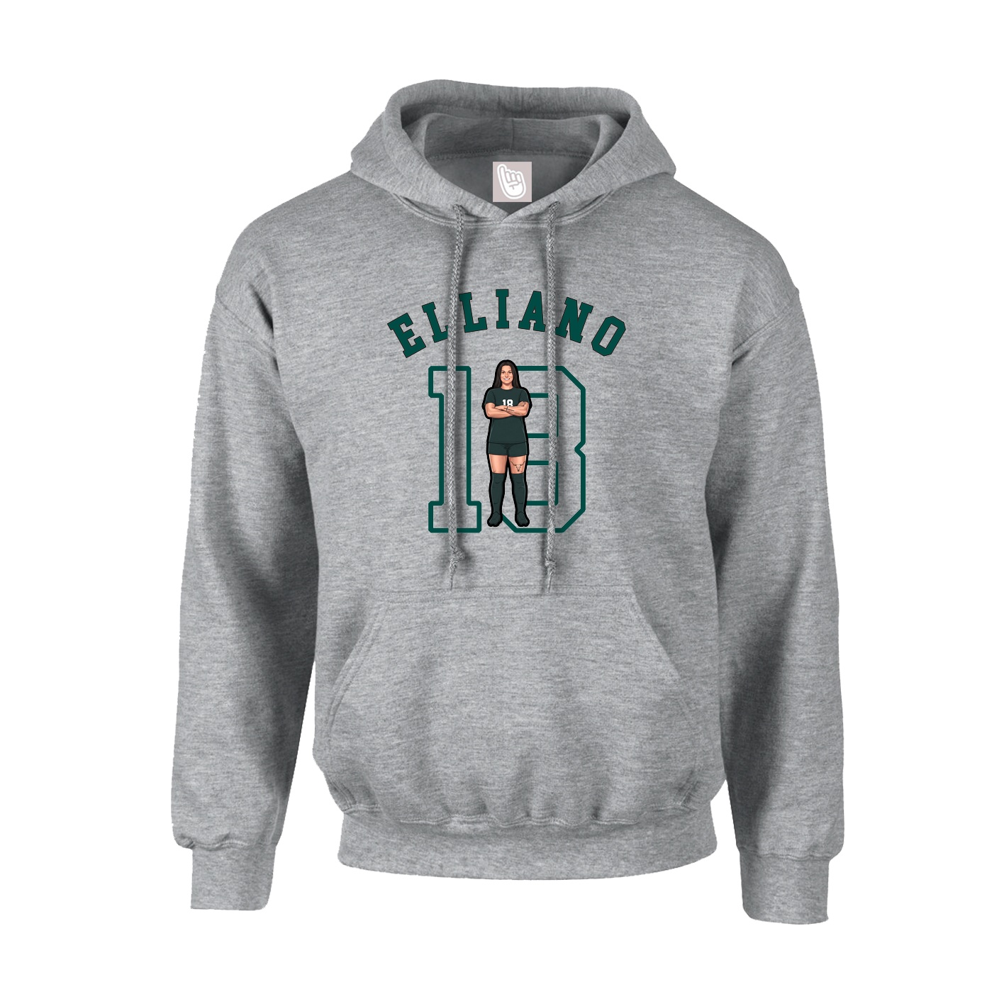 Hoodie — Shirsey Arch in Grey