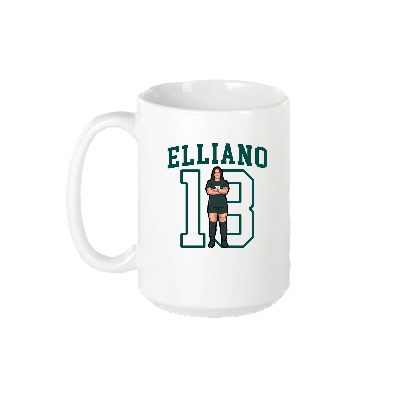 15oz Coffee Mug — Shirsey in White