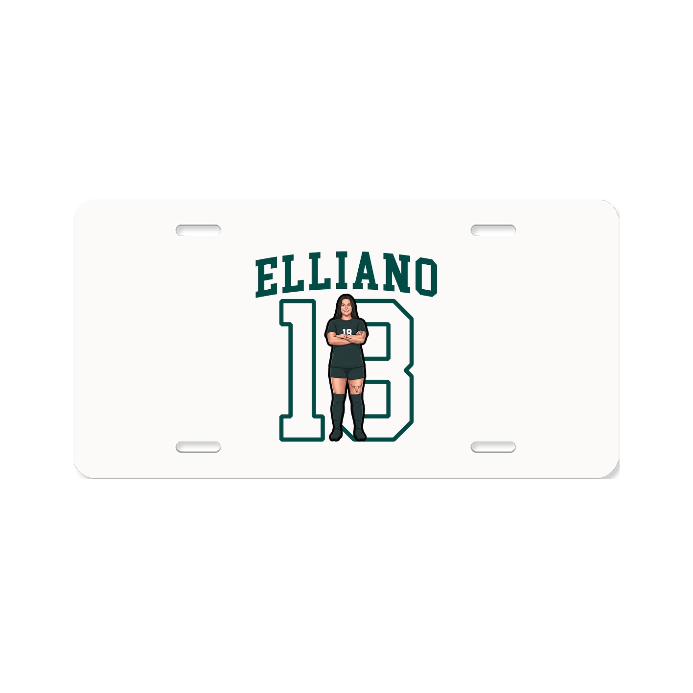 License Plate — Shirsey in Classic