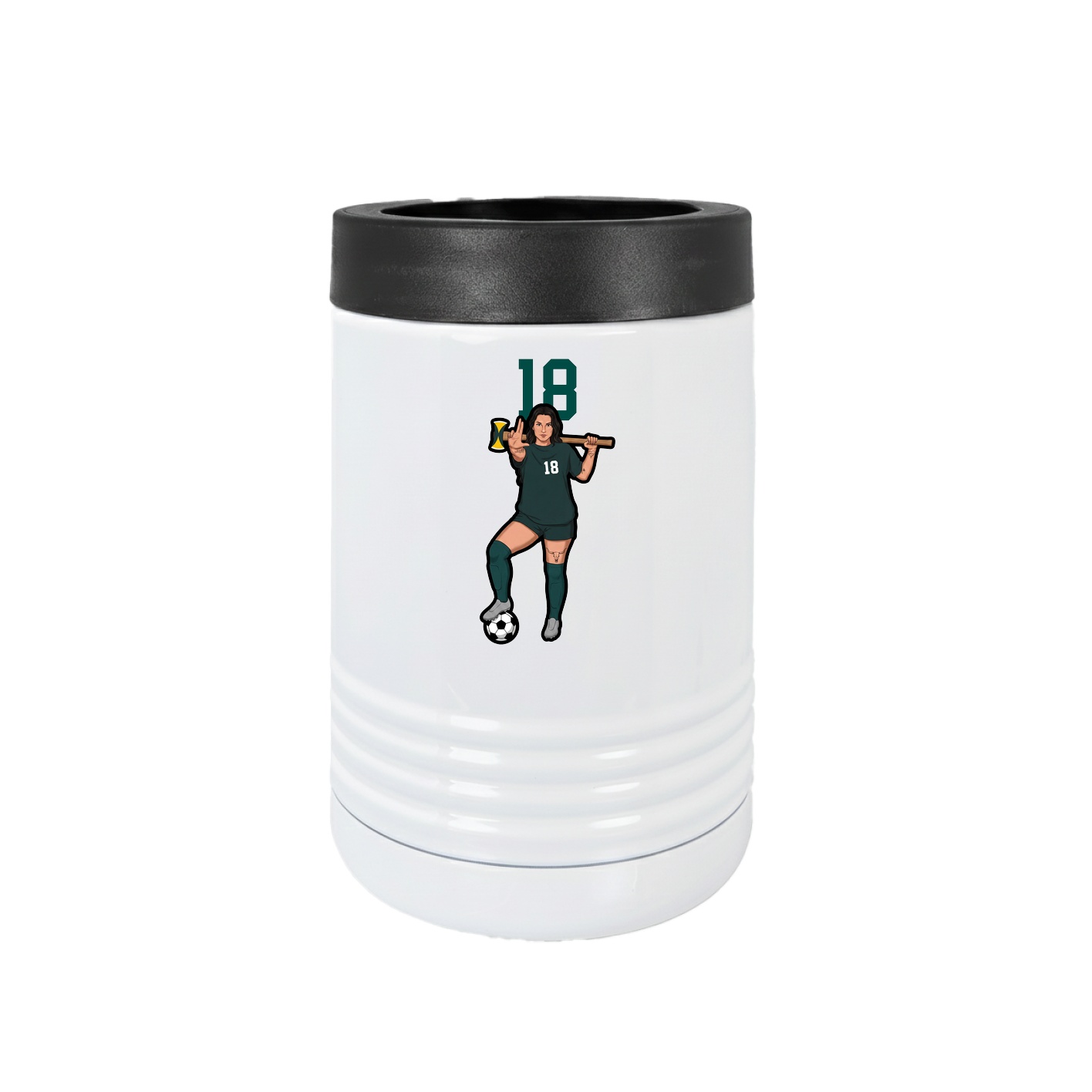 Beverage Holder — Number Top in White