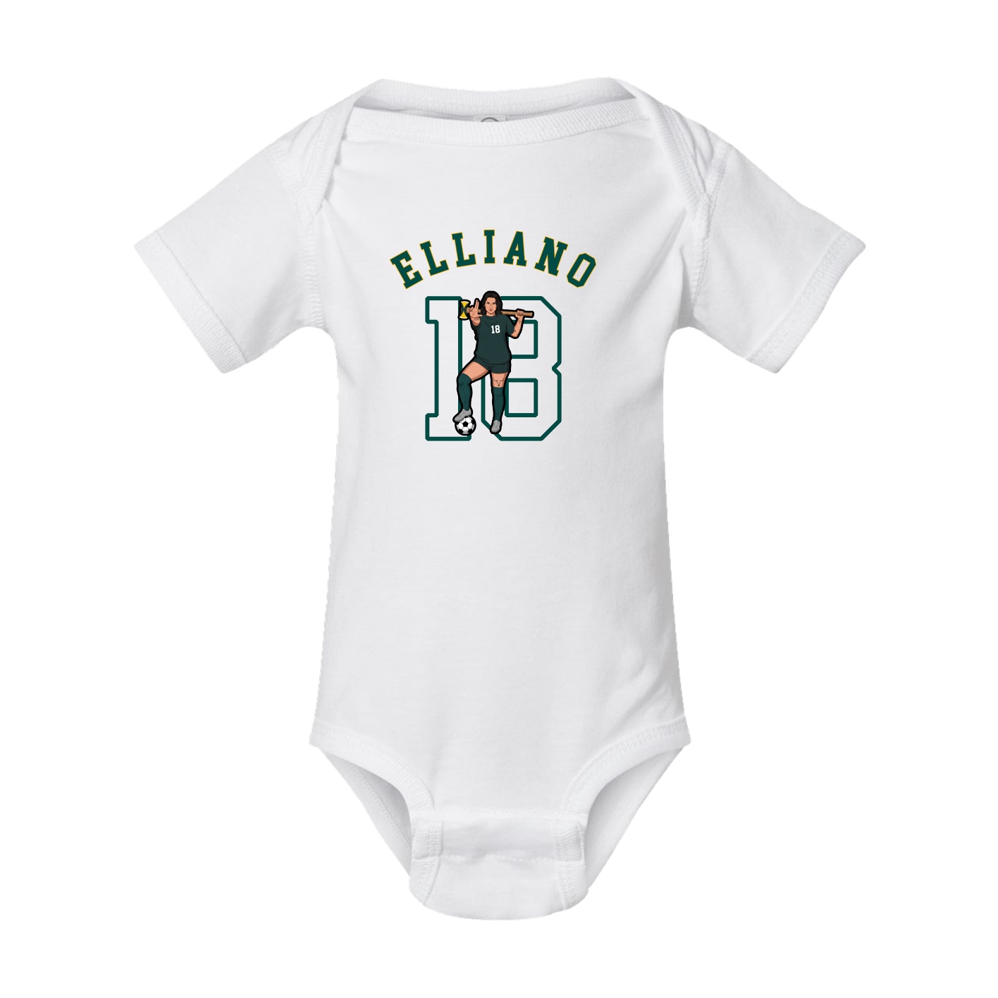 Baby Onesie — Shirsey Arch in White