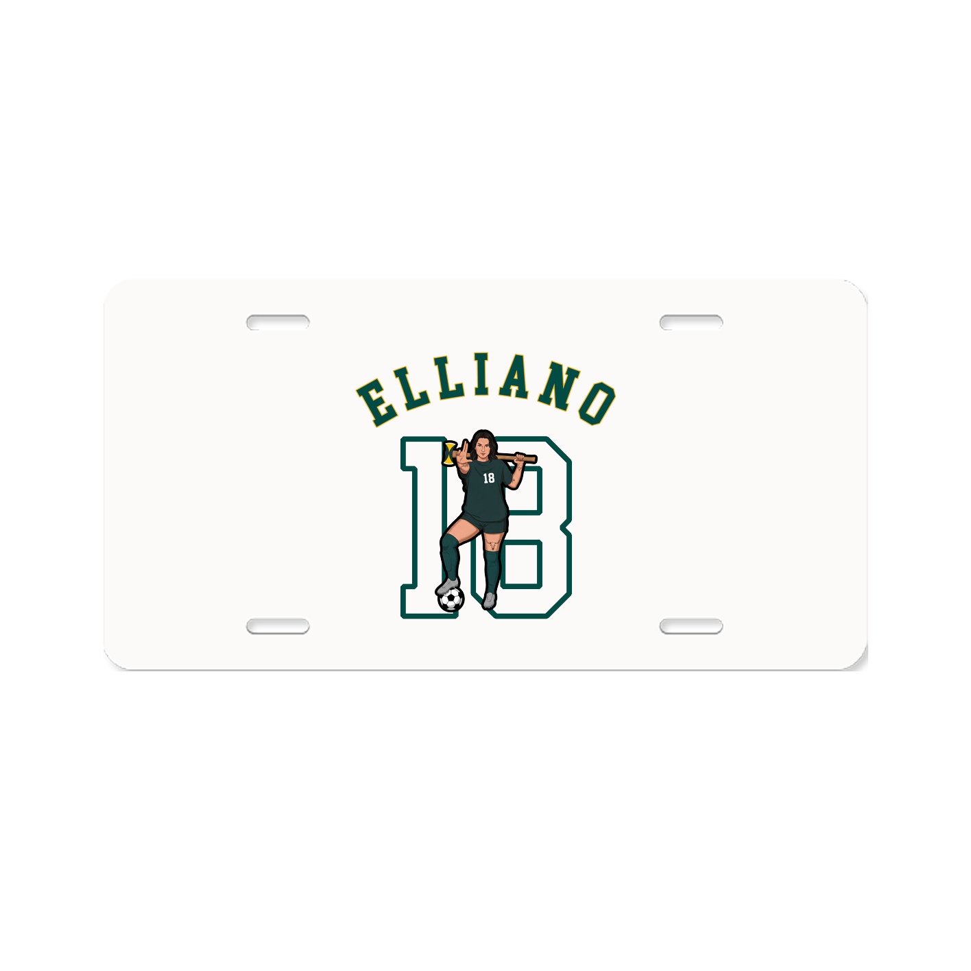 License Plate — Shirsey Arch in Classic