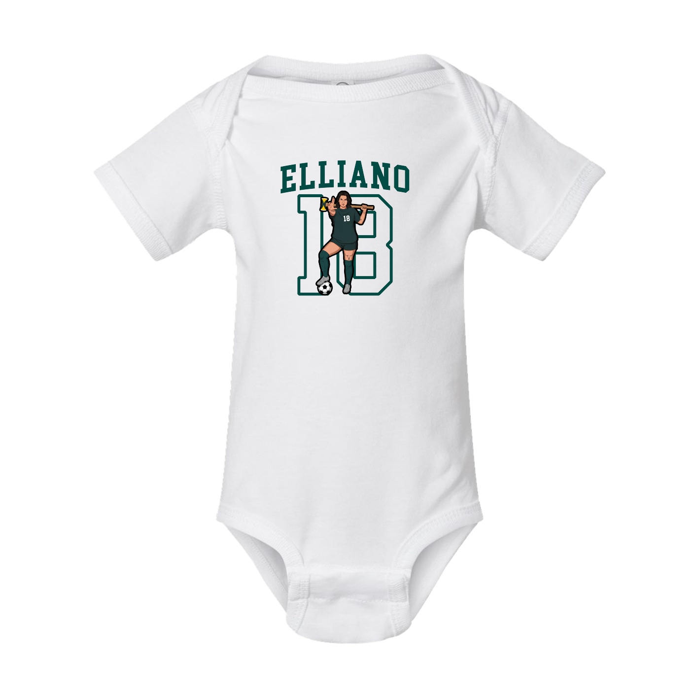 Baby Onesie — Shirsey in White