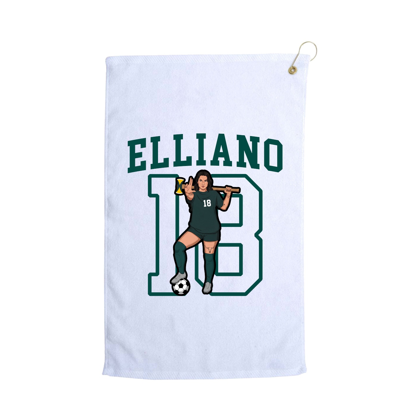 Golf Towel — Shirsey in White