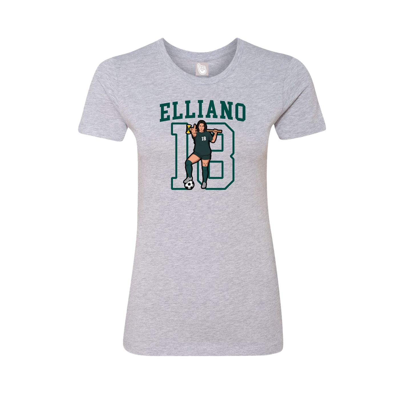 Womens Tee — Shirsey in Grey