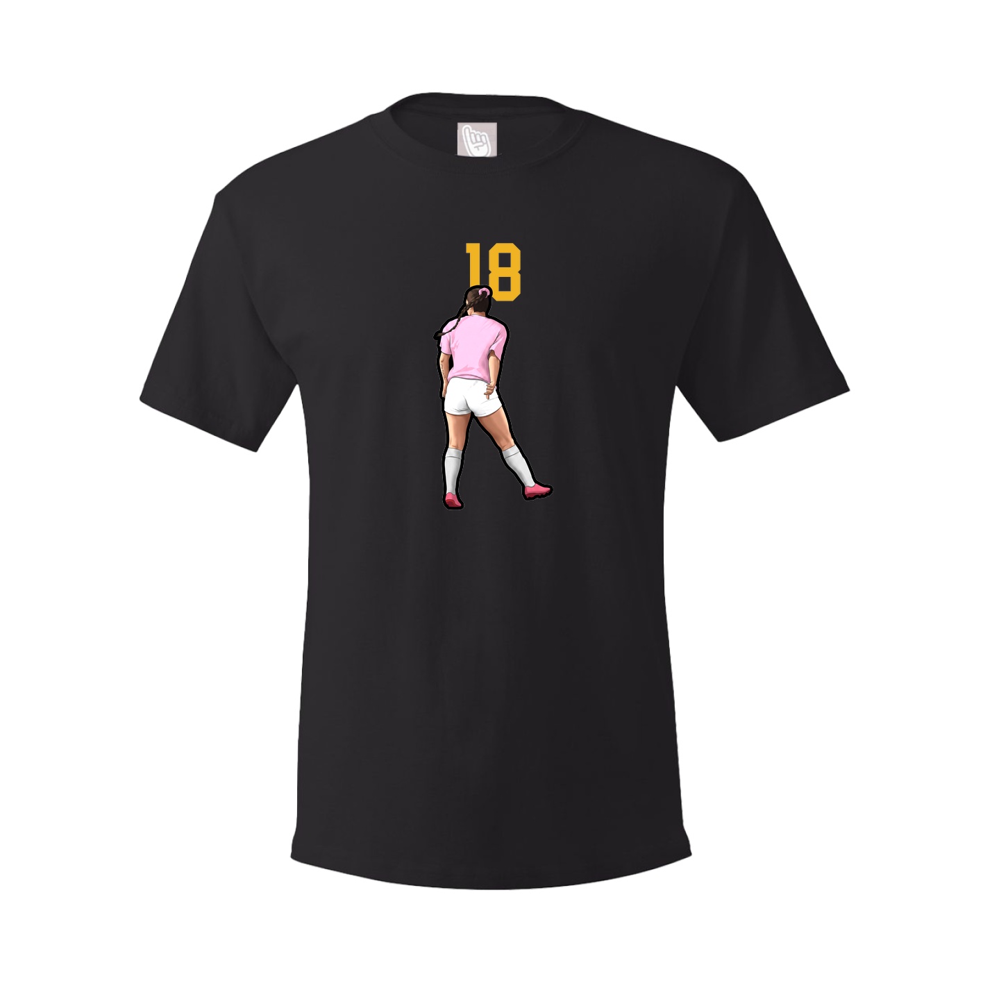 Tee — Number Top in Black