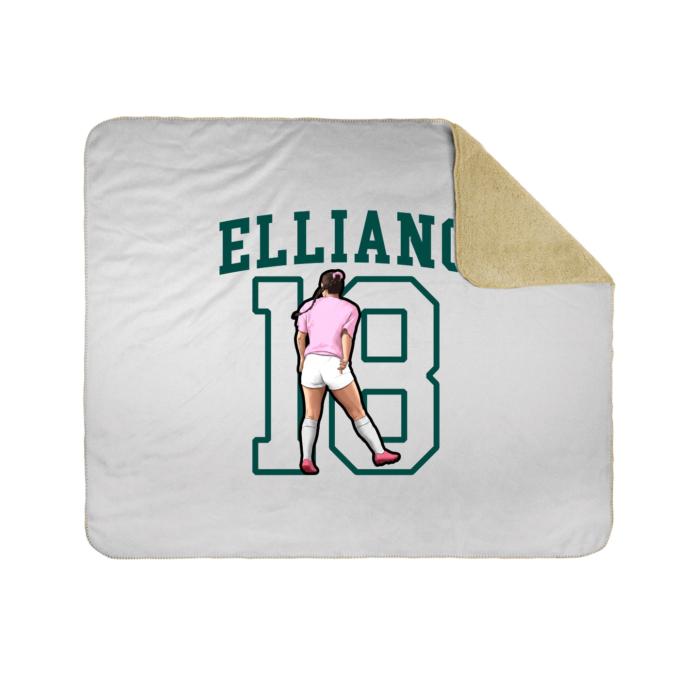 Throw Blanket — Shirsey in White