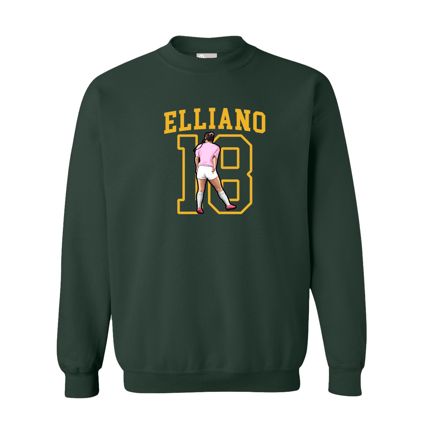 Fleece Crew — Shirsey in Green