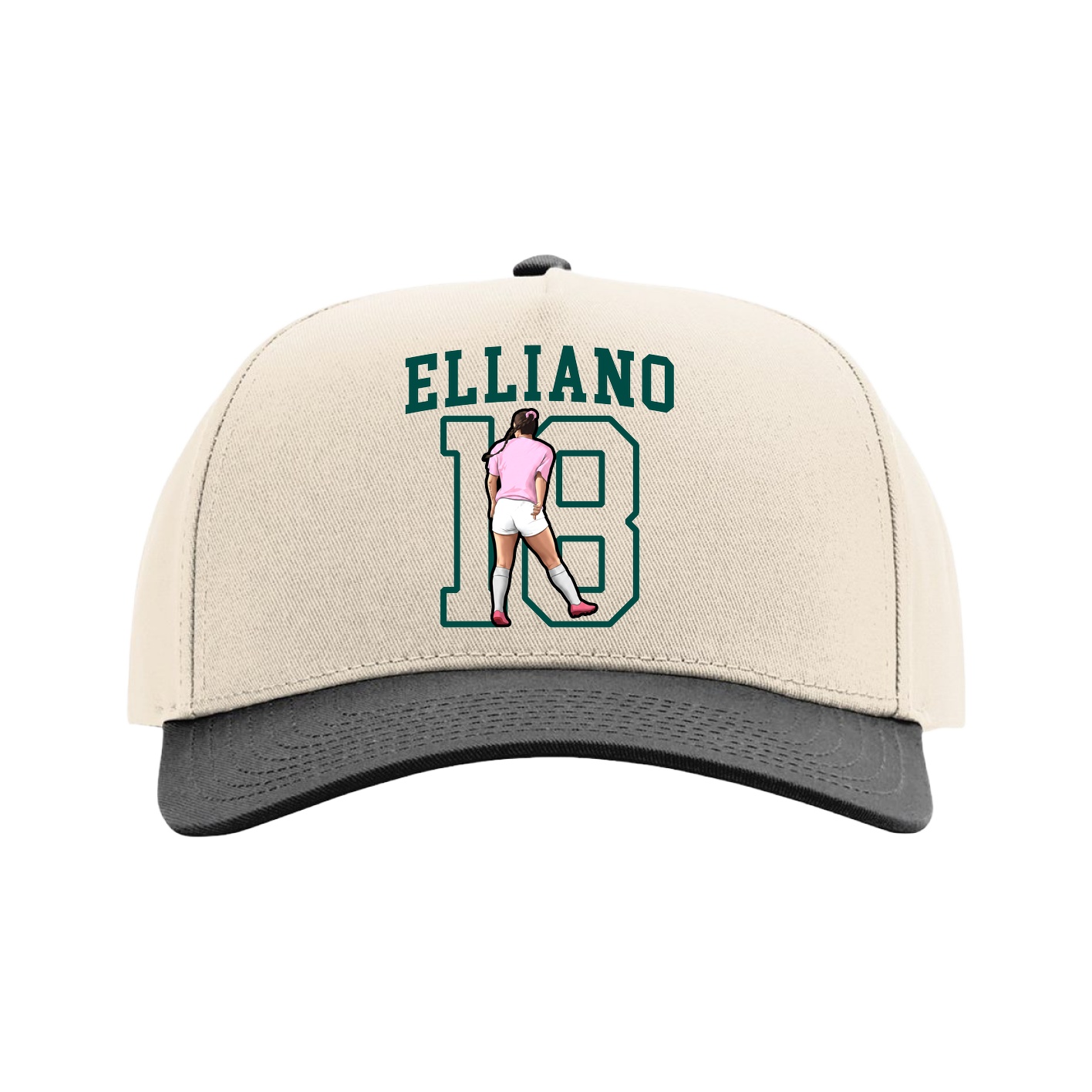 Full Fabric Five-Panel Champ Cap