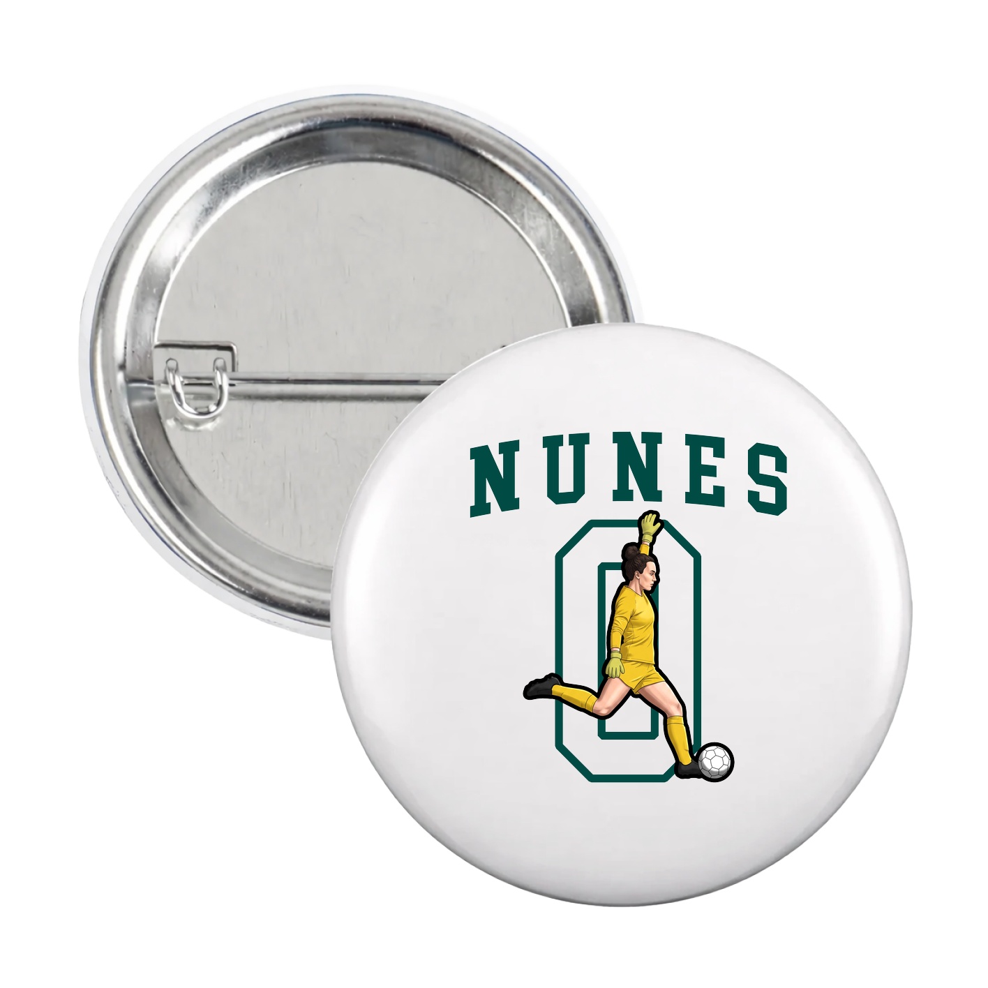 Game Day Button — Shirsey in White
