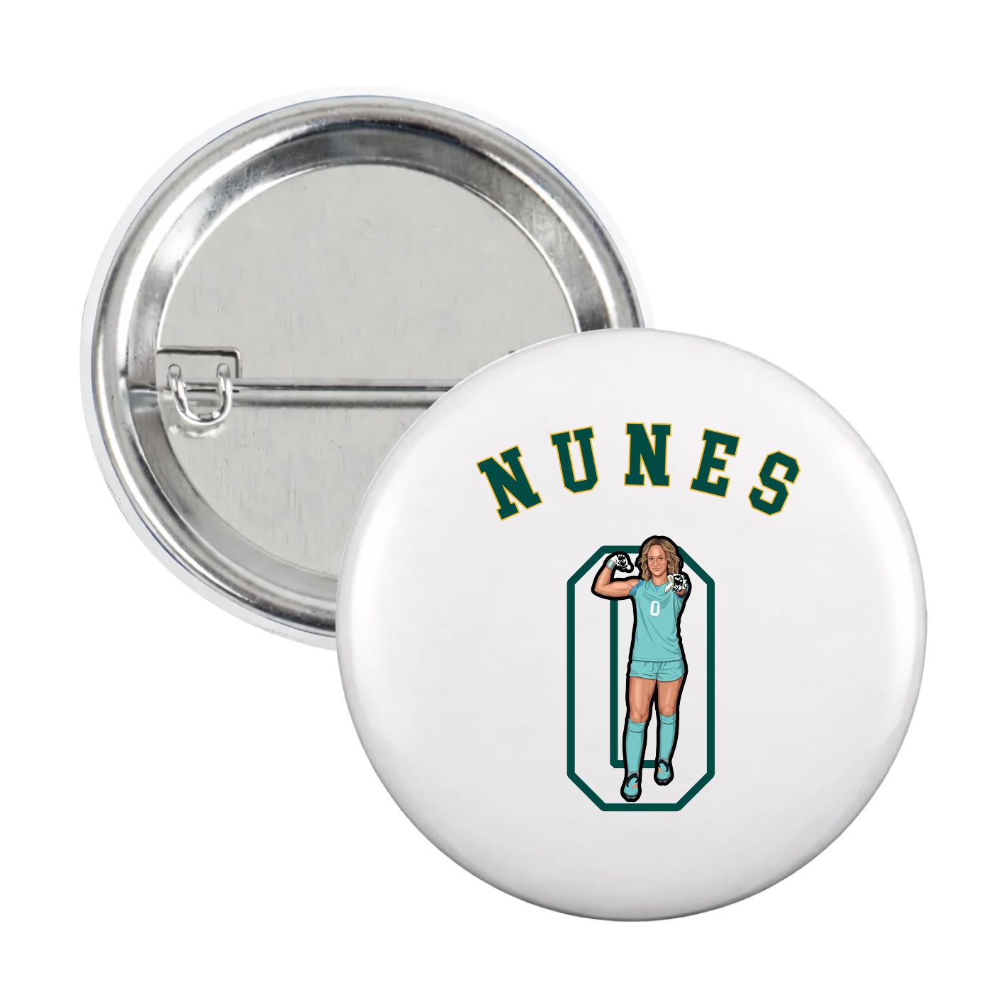 Game Day Button — Shirsey Arch in White