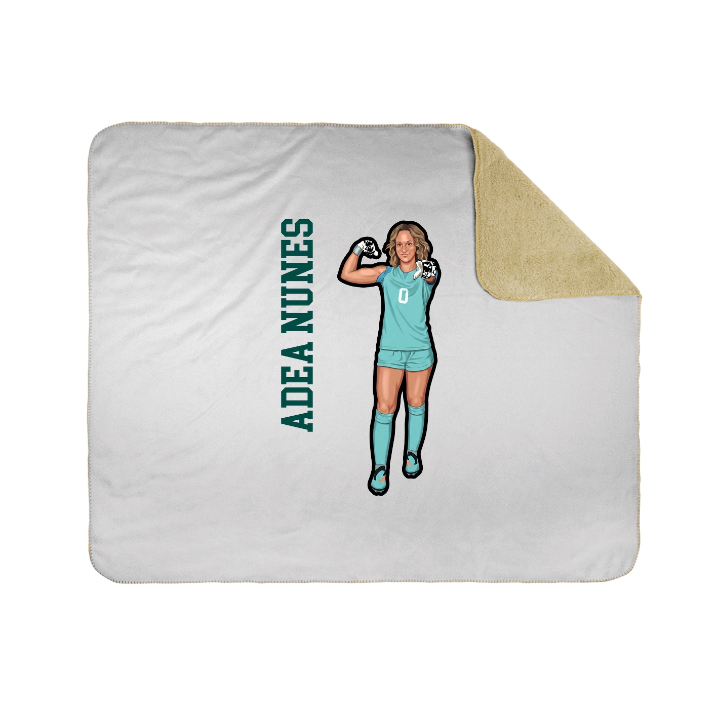 50x60 Sherpa Lined Throw Blanket