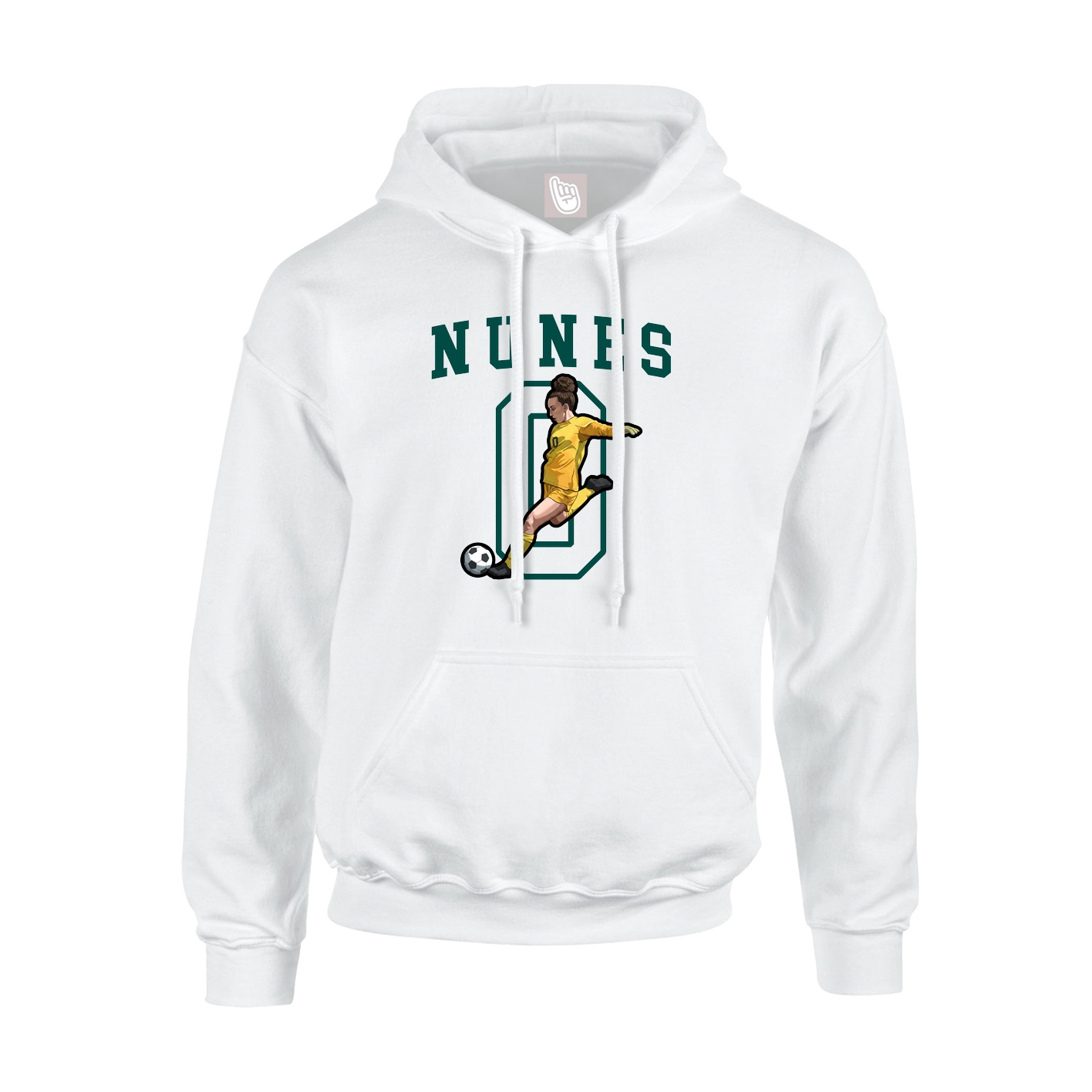 Hoodie — Shirsey in White