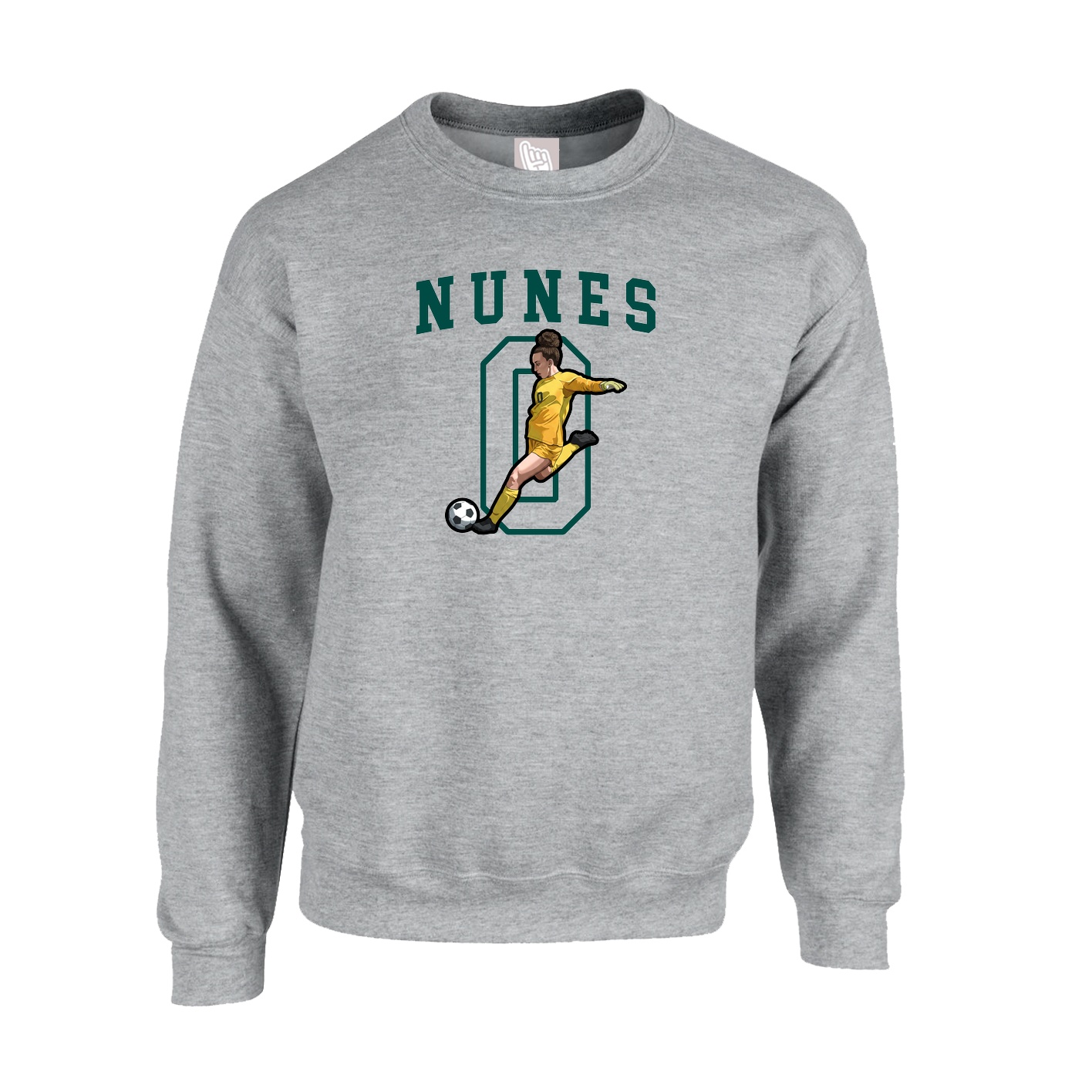 Fleece Crew — Shirsey in Grey