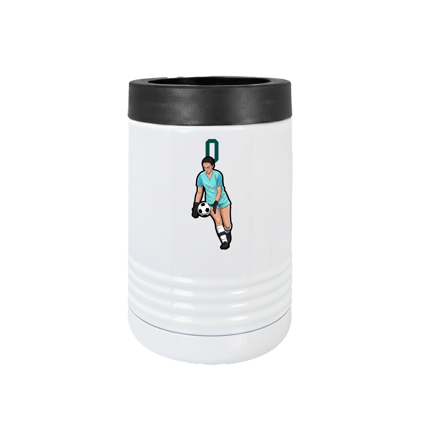 Beverage Holder — Number Top in White