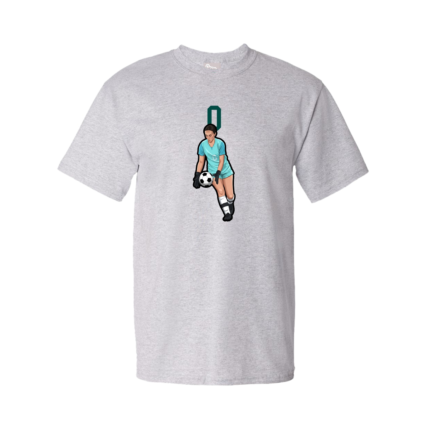 Tee — Number Top in Grey