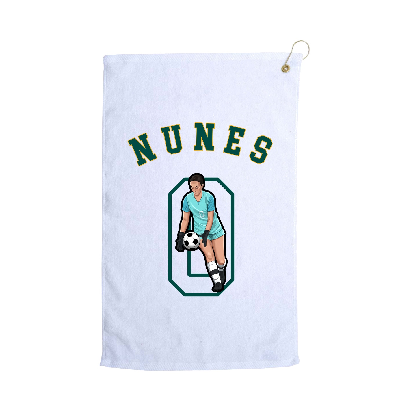 Golf Towel — Shirsey Arch in White