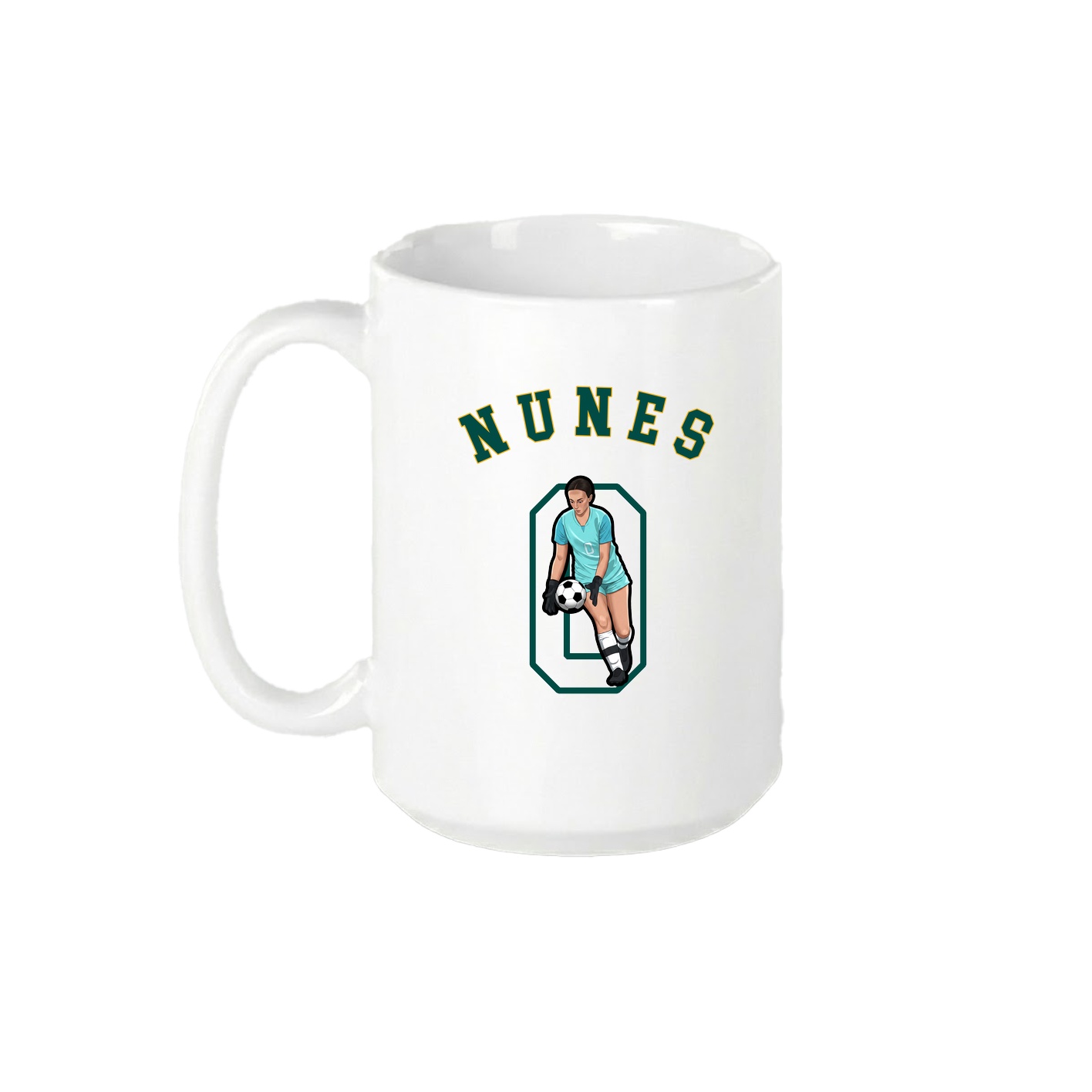 15oz Coffee Mug — Shirsey Arch in White