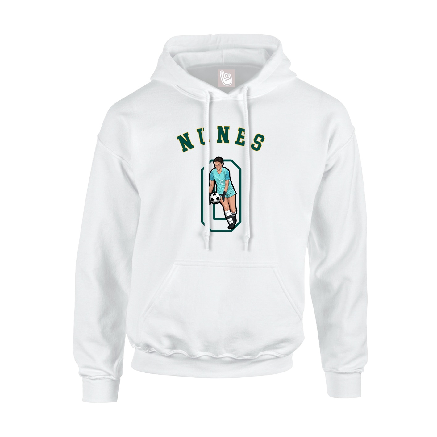 Hoodie — Shirsey Arch in White