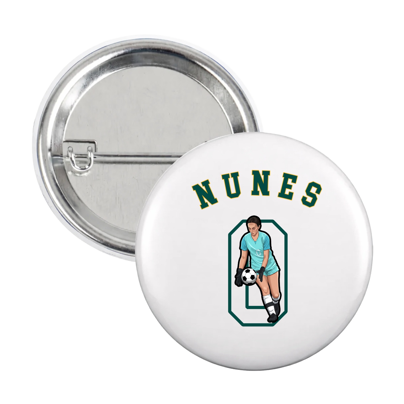 Game Day Button — Shirsey Arch in White