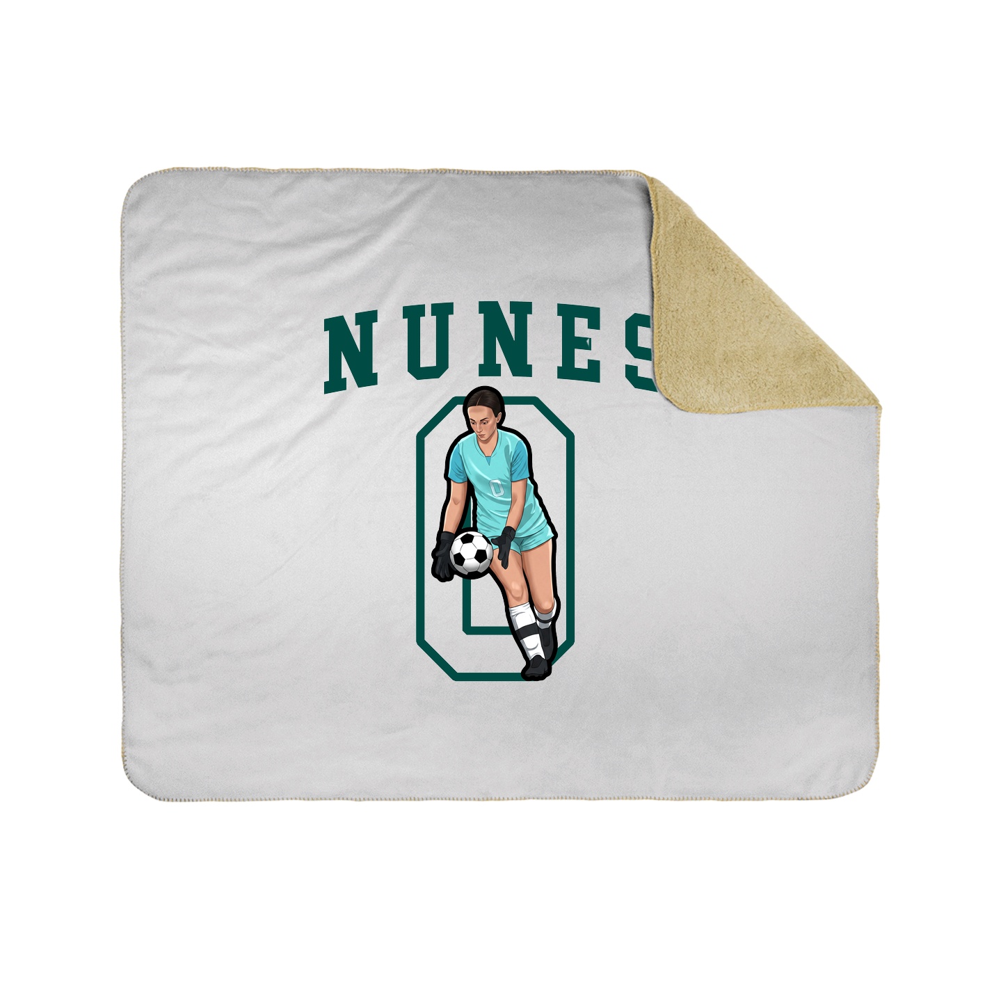 Throw Blanket — Shirsey in White