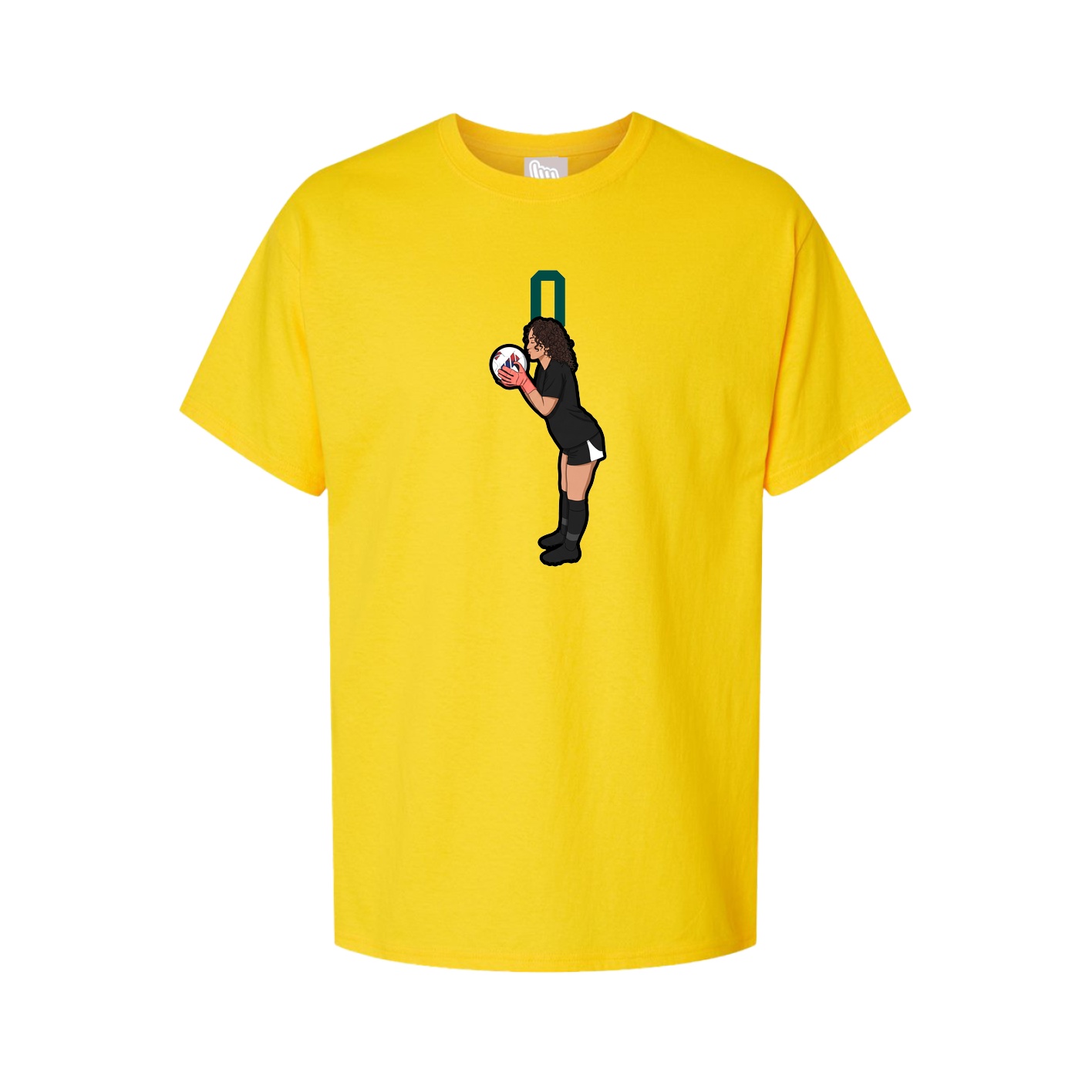 Tee — Number Top in Gold