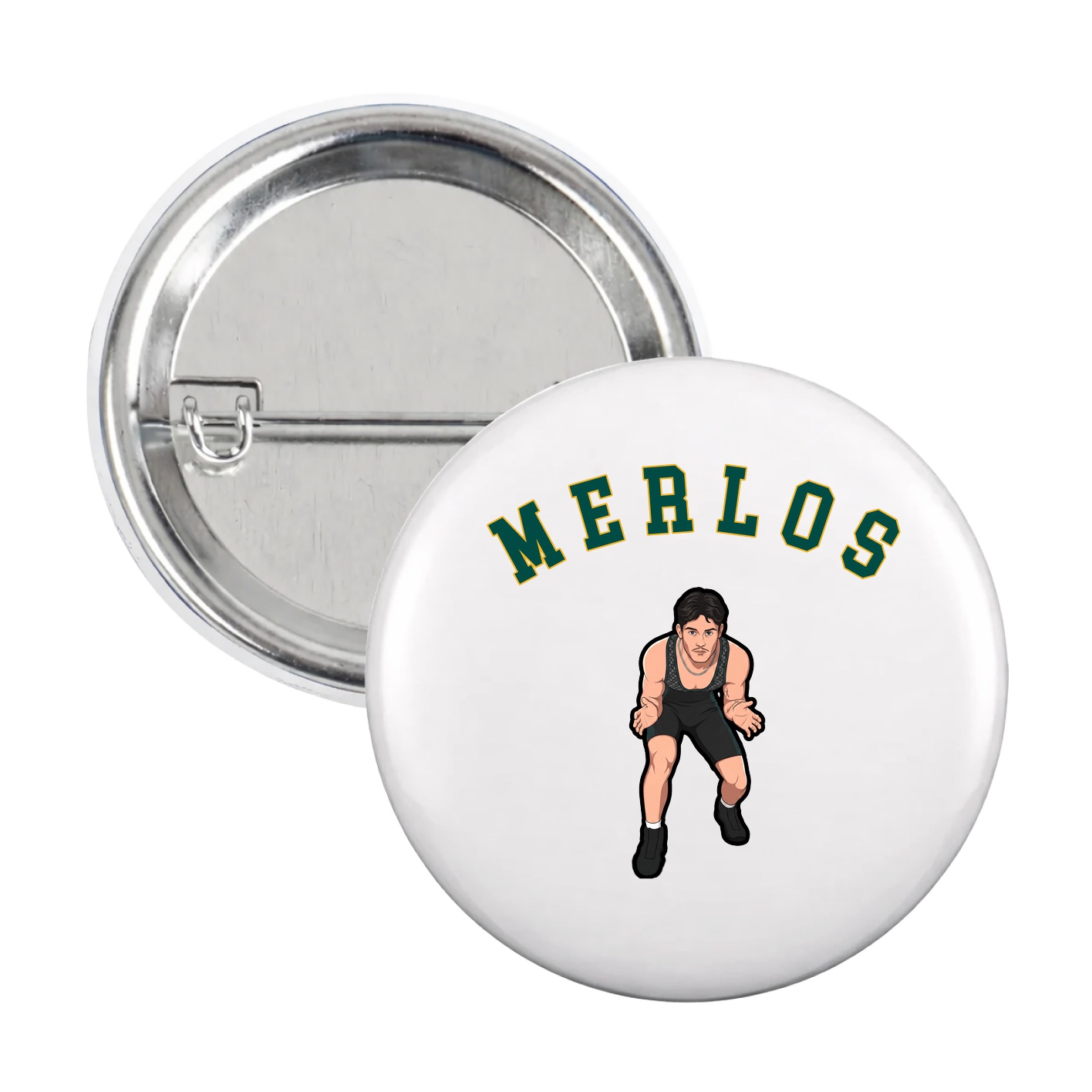 Game Day Button — Shirsey Arch in White