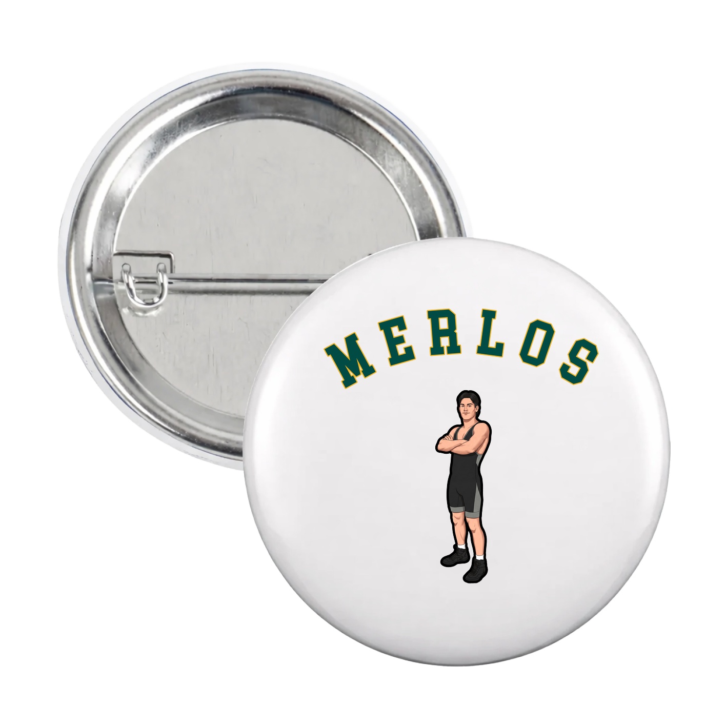 Game Day Button — Shirsey Arch in White