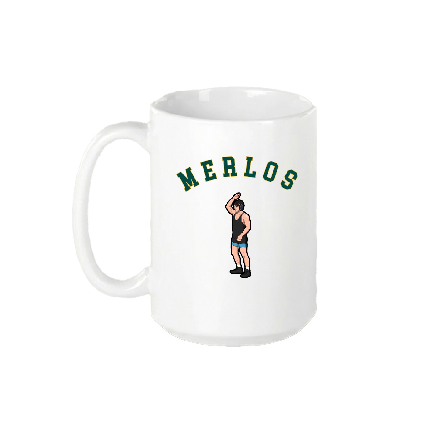 15oz Coffee Mug — Shirsey Arch in White