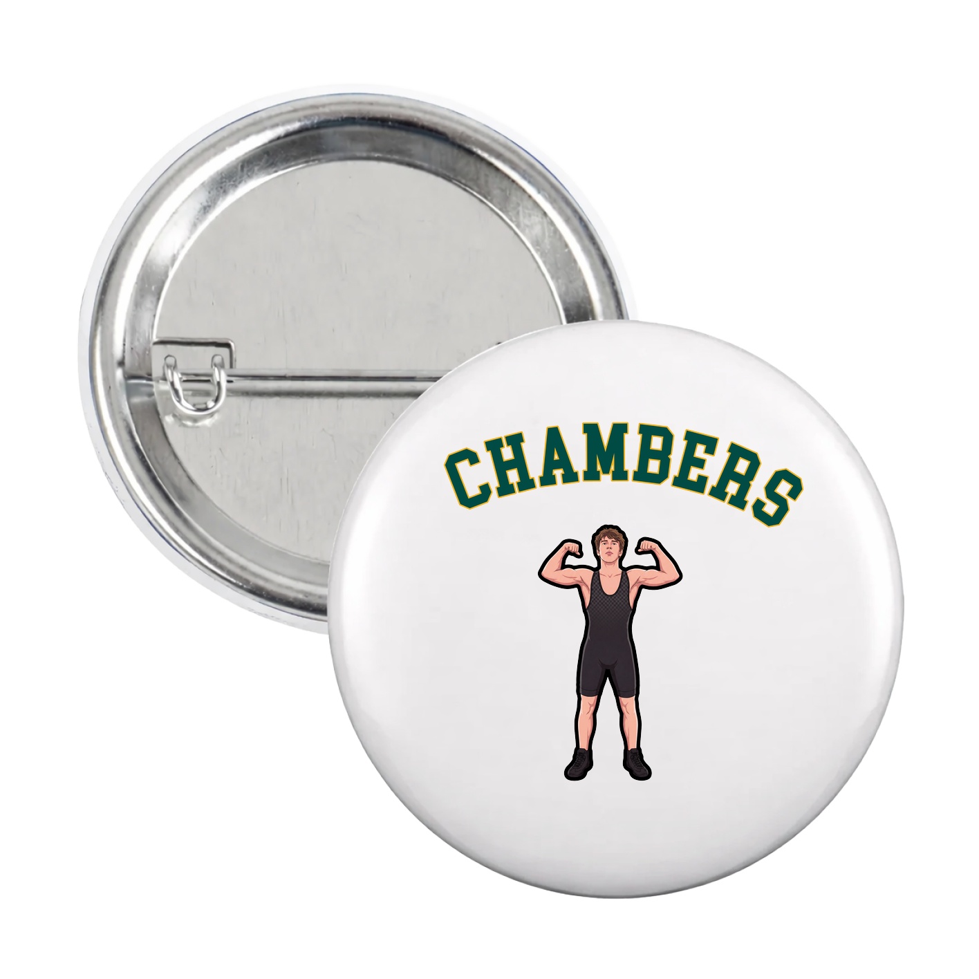 Game Day Button — Shirsey Arch in White