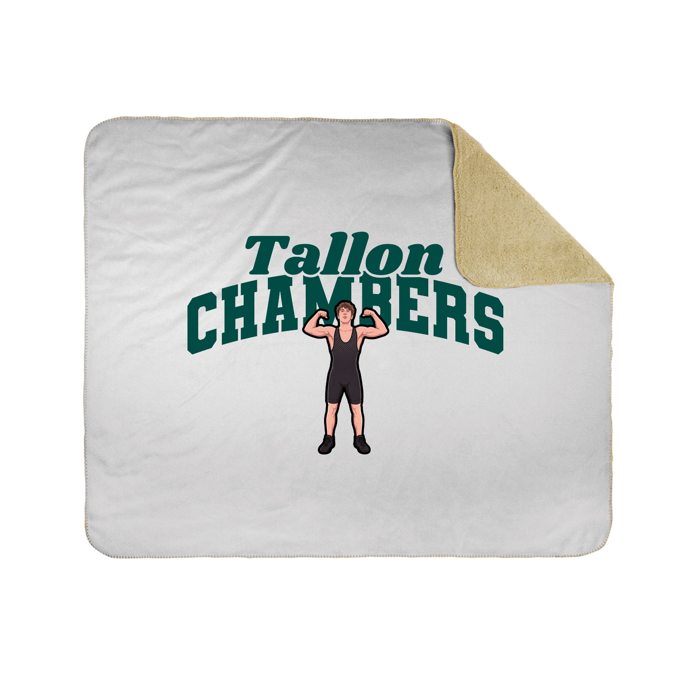 Throw Blanket — Signature Arch in White