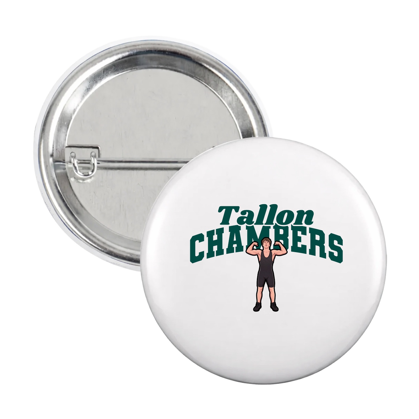 Game Day Button — Signature Arch in White